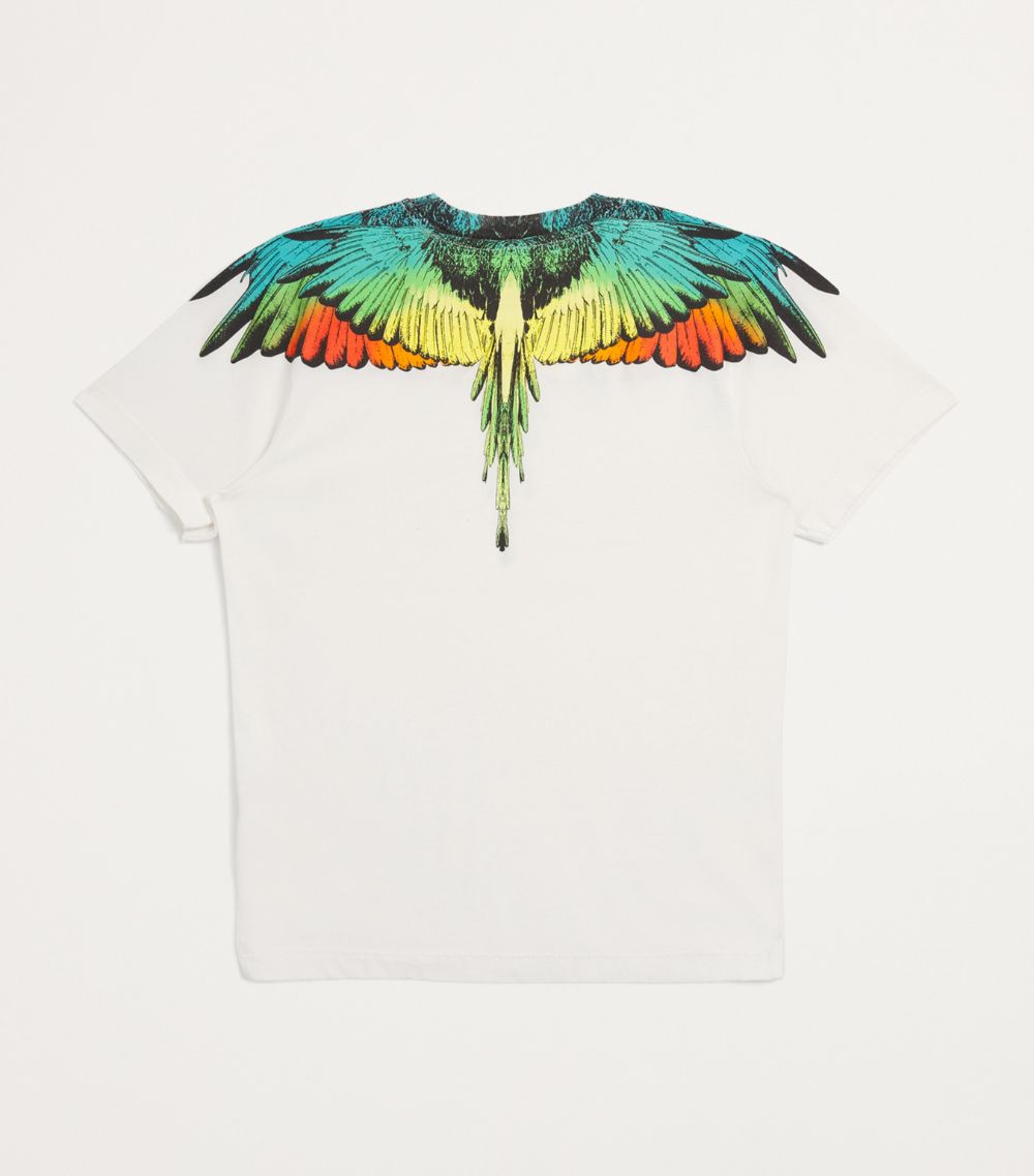  Marcelo Burlon County Of Milan Kids Cotton Icon Wings T-Shirt (4-12 Years)