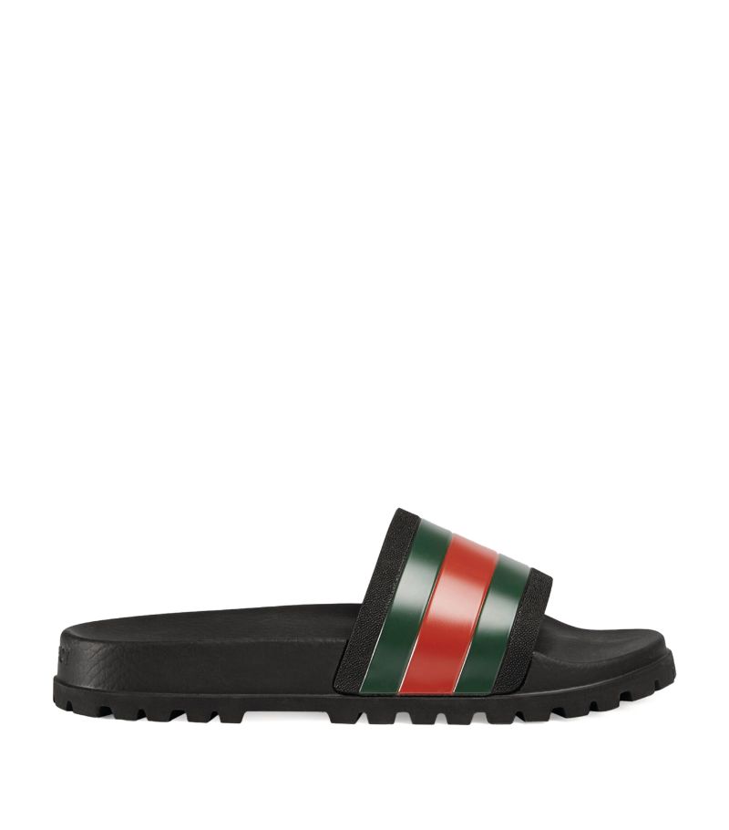 Gucci Gucci Web Stripe Slides