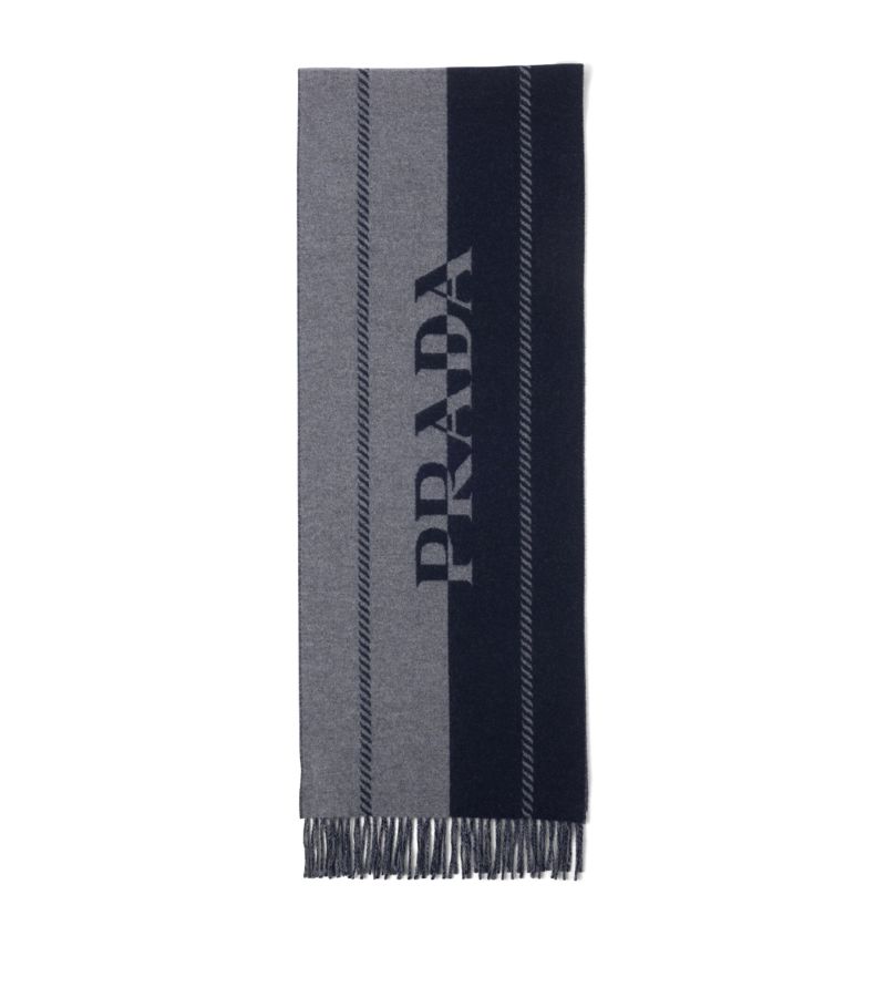 Prada Prada Wool Logo Scarf