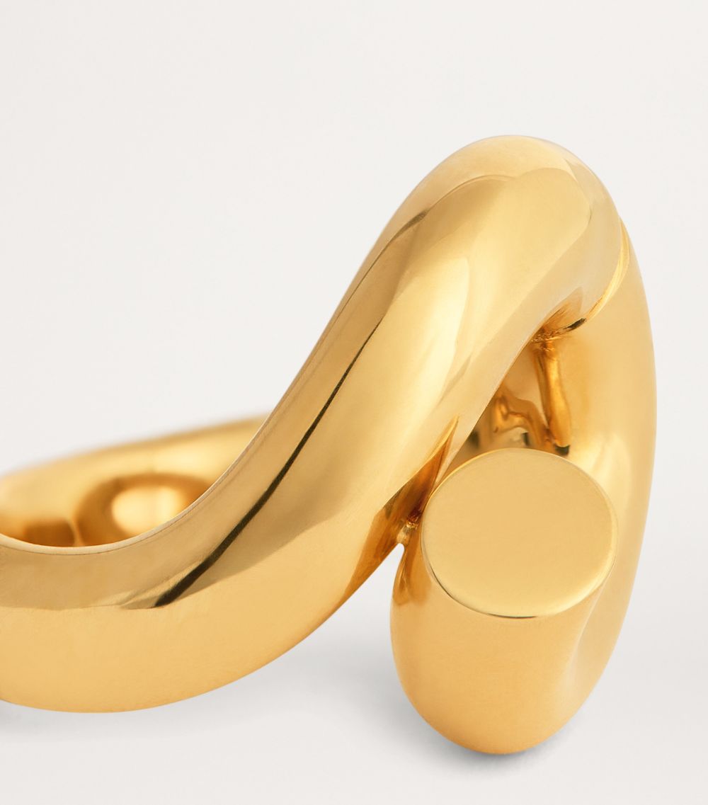  Tabayer Yellow Gold Oera Loop Ring