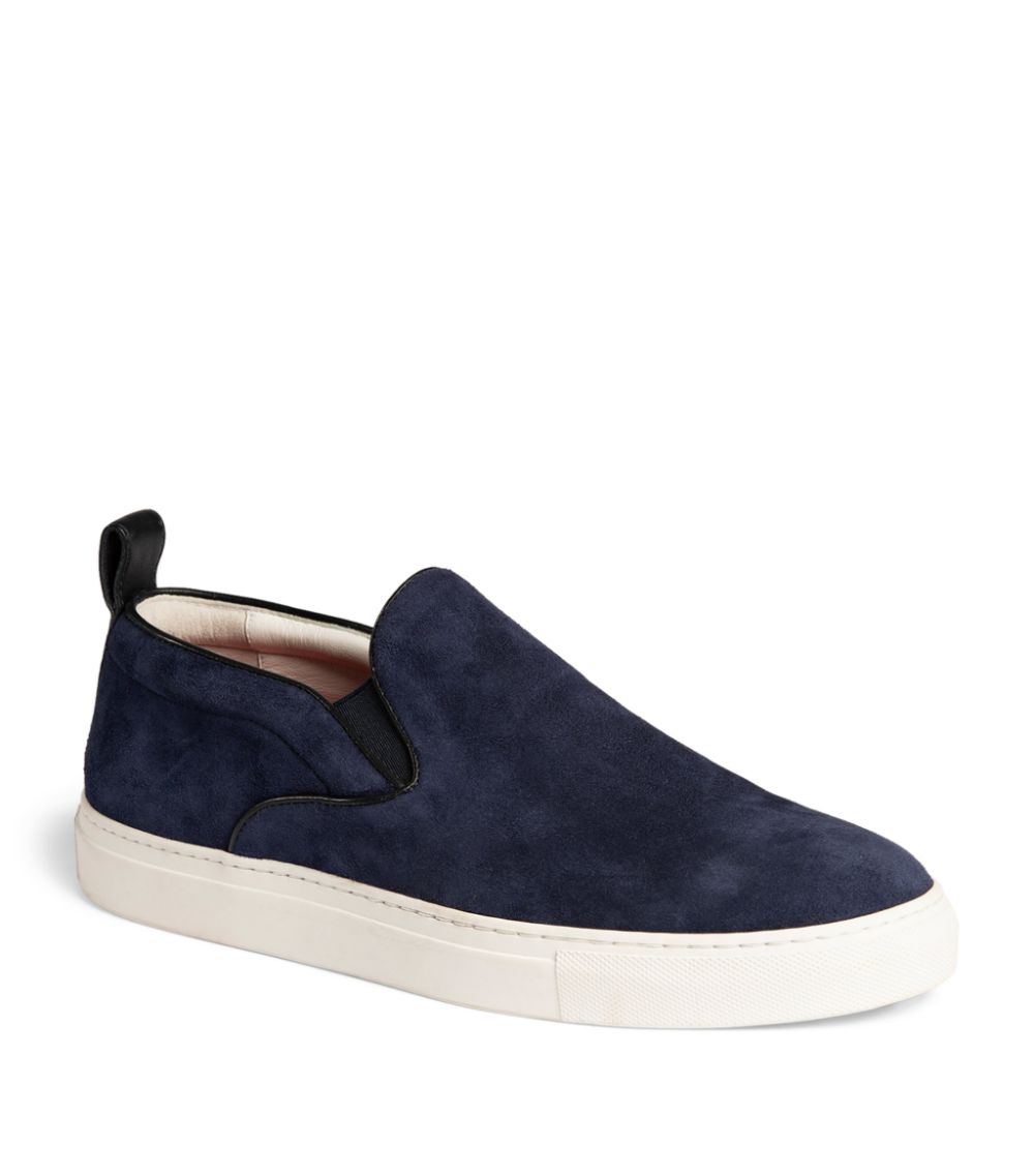 Isaia Isaia Suede Slip-On Sneakers