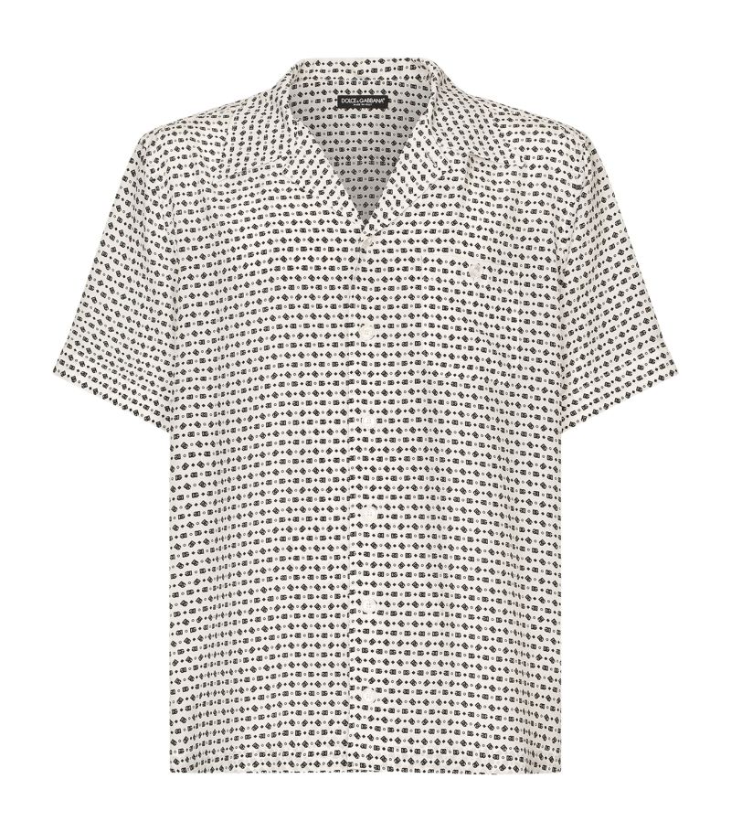 Dolce & Gabbana Dolce & Gabbana Silk Dg Logo Shirt