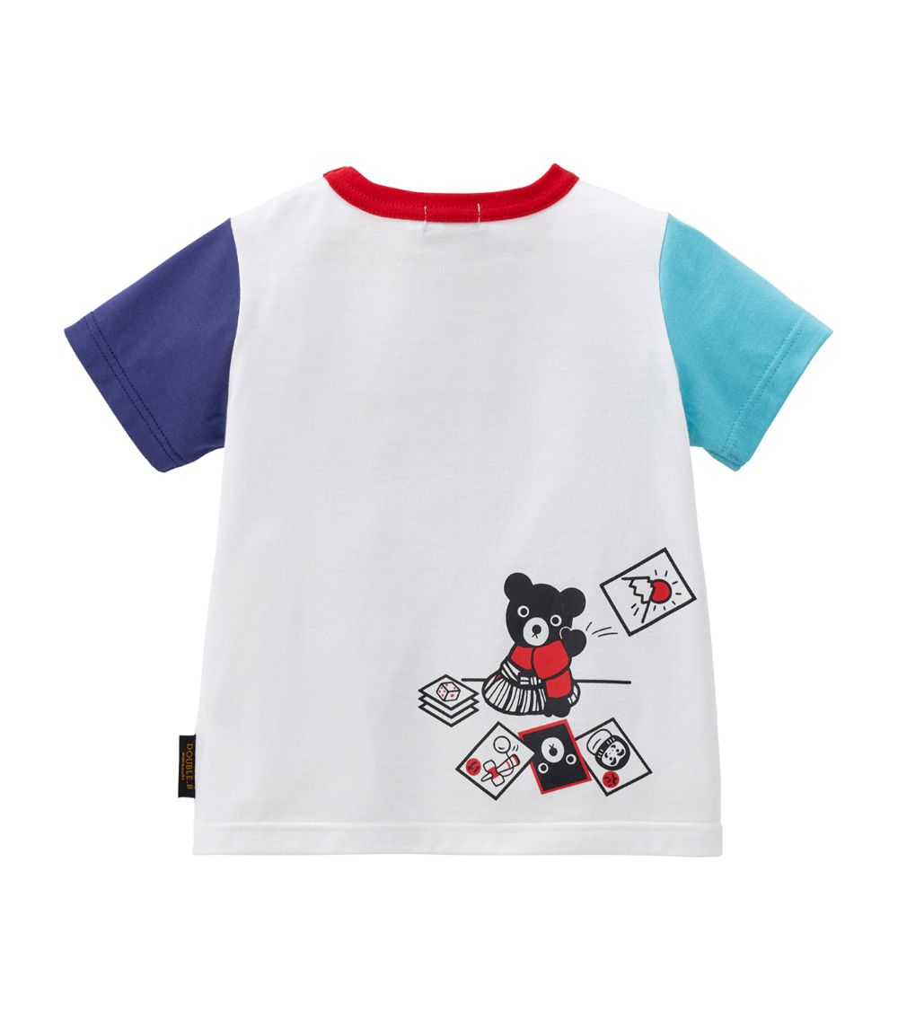 Miki House Miki House Bear Appliqué T-Shirt (2-7 Years)