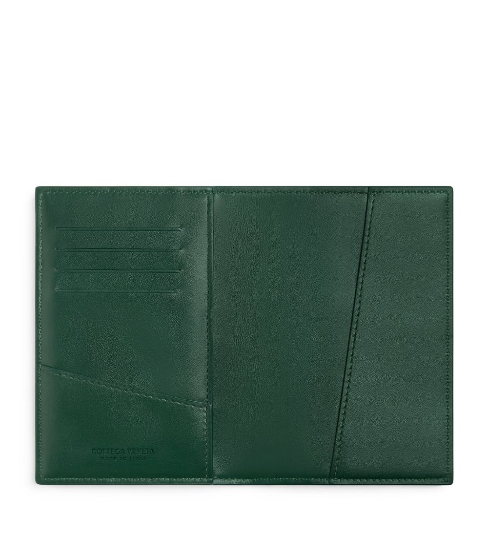 Bottega Veneta Bottega Veneta Leather Intreccio Passport Holder