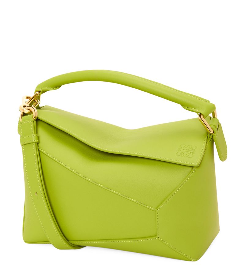 Loewe Loewe Small Leather Puzzle Edge Top-Handle Bag