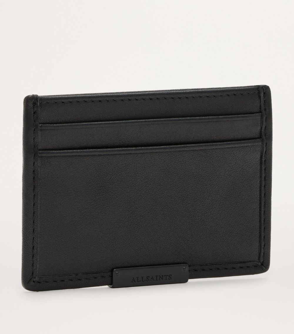 Allsaints Allsaints Leather Dove Card Holder