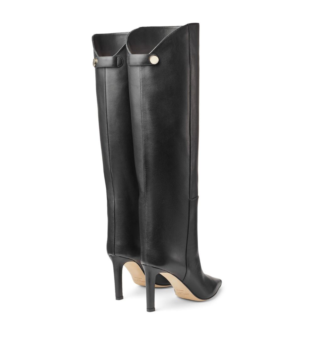 Jimmy Choo Jimmy Choo Alizze 85 Leather Knee-High Boots