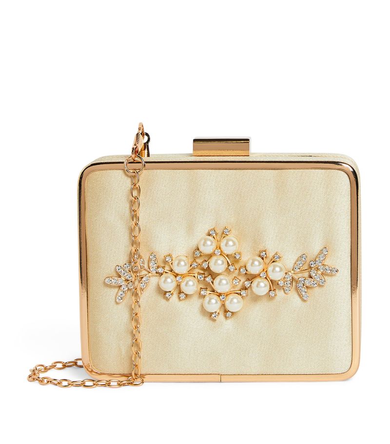 David Charles David Charles Small Satin Embellished Clutch Bag