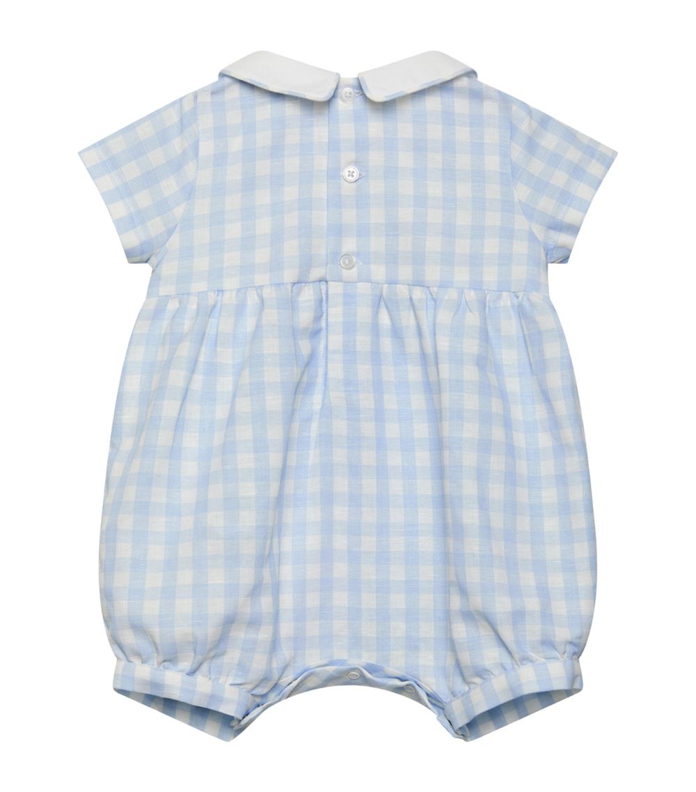 Trotters Trotters Smocked Safari Playsuit (0-9 Months)