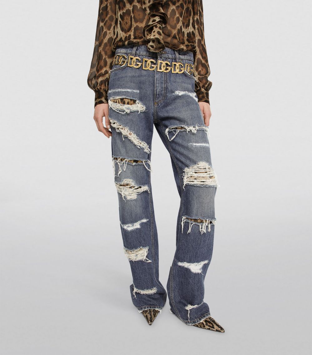 Dolce & Gabbana Dolce & Gabbana Distressed Jeans