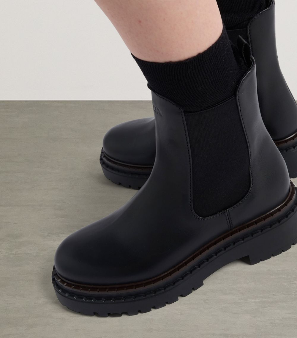 Prada Prada Triangle Chelsea Boots 50