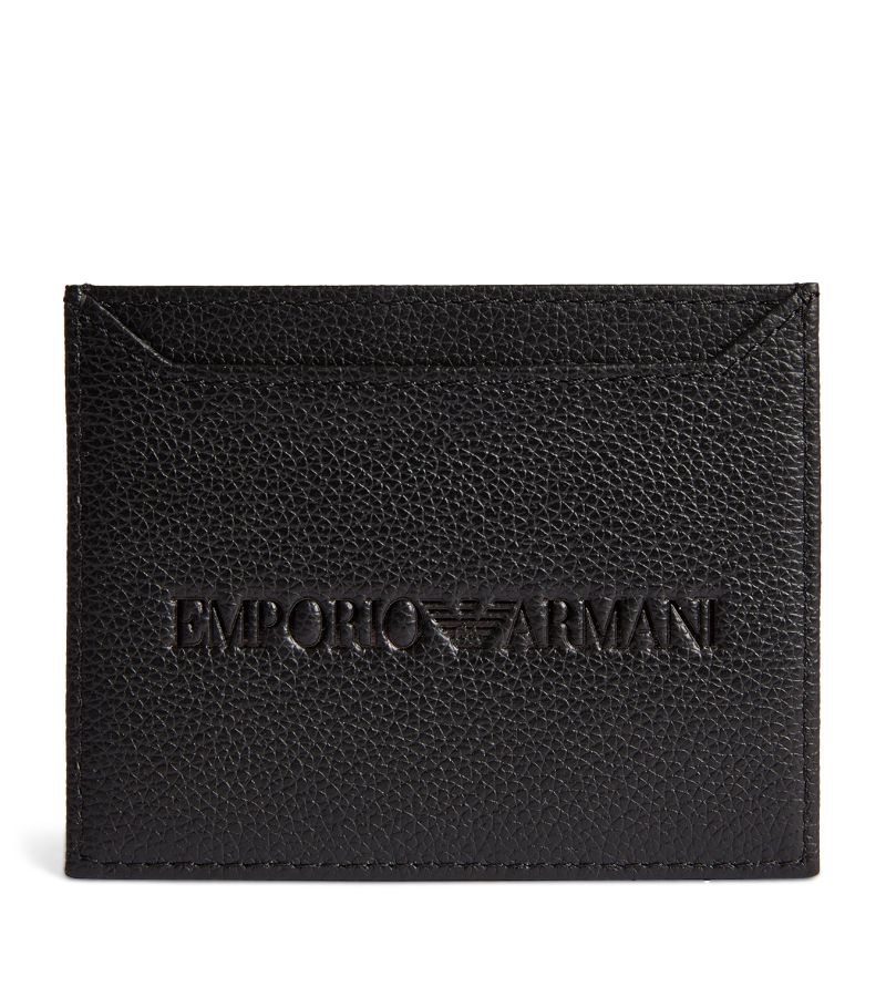 Emporio Armani Emporio Armani Leather Logo Card Holder