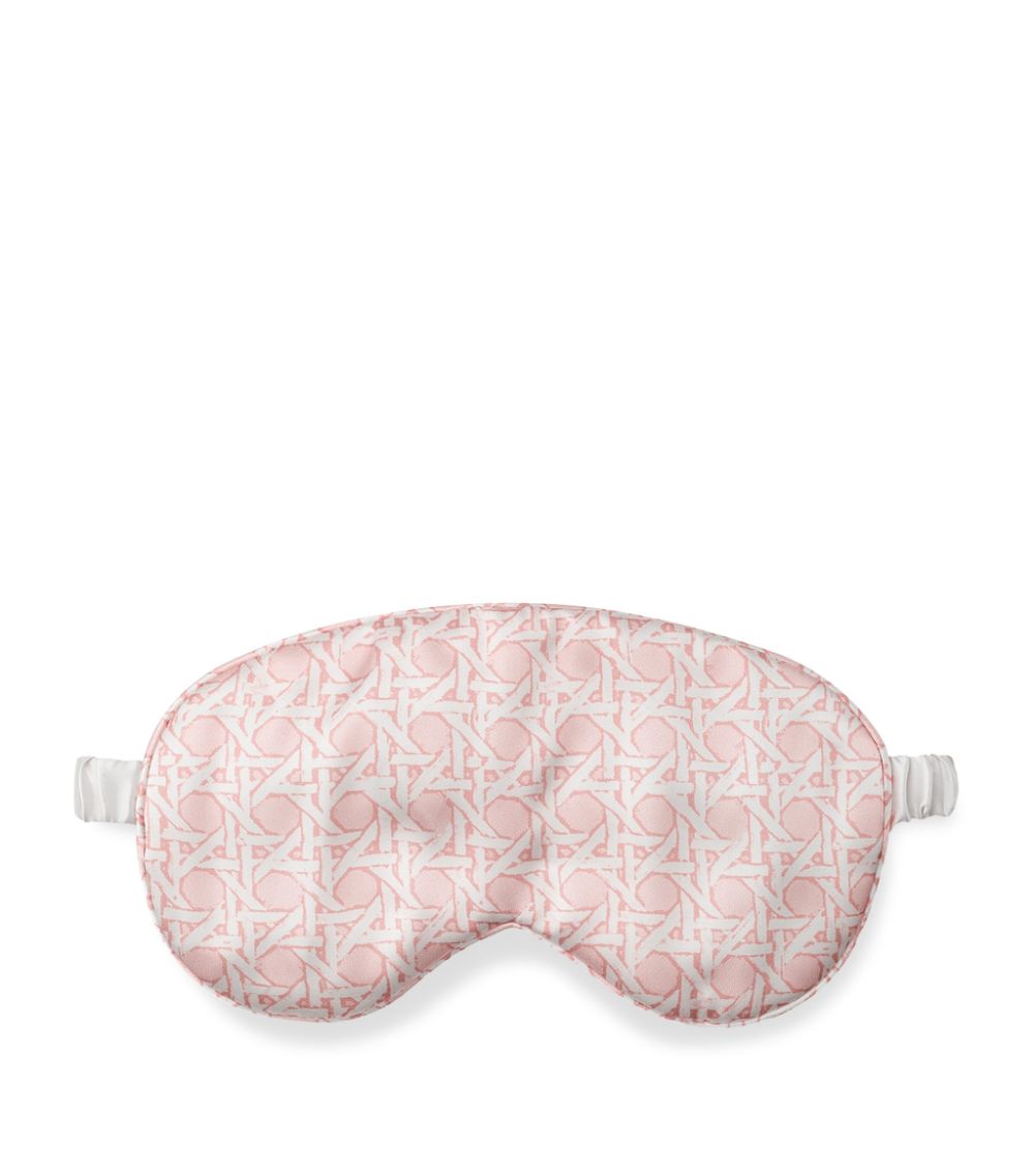 Gingerlily Gingerlily x Madeaux Silk Rattan Print Sleep Mask