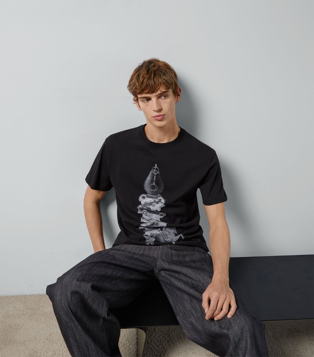 Gucci Gucci X Ed Davis Horse Print T-Shirt