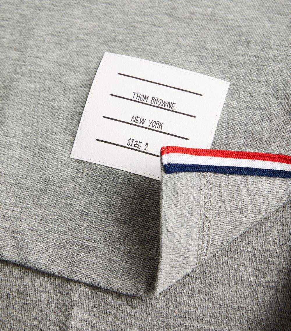 Thom Browne Thom Browne Cotton Name Tag T-Shirt