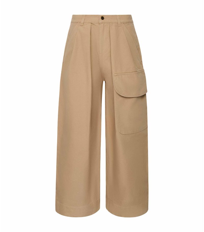 Jw Anderson Jw Anderson Cargo Wide-Leg Trousers