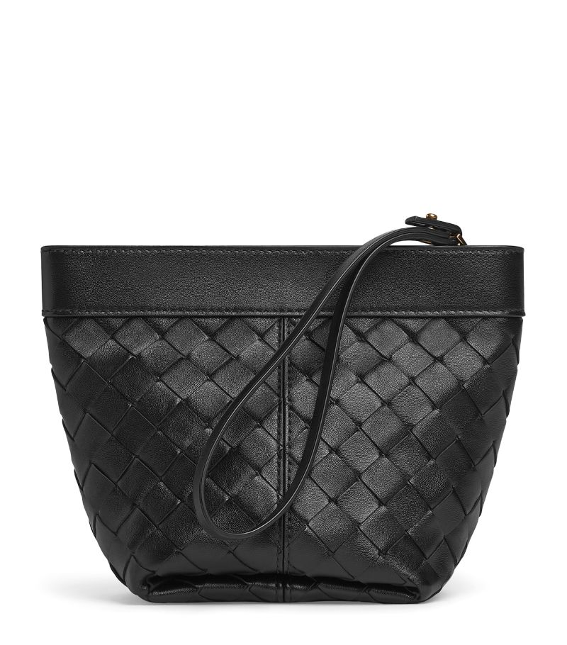 Bottega Veneta Bottega Veneta Small Leather Prism Pouch