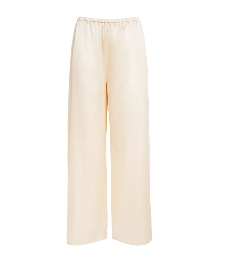 Asceno Asceno Silk-Wool Austin Pyjama Bottoms