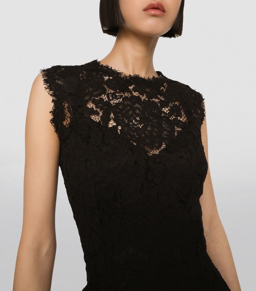 Dolce & Gabbana Dolce & Gabbana Stretch-Lace Midi Dress