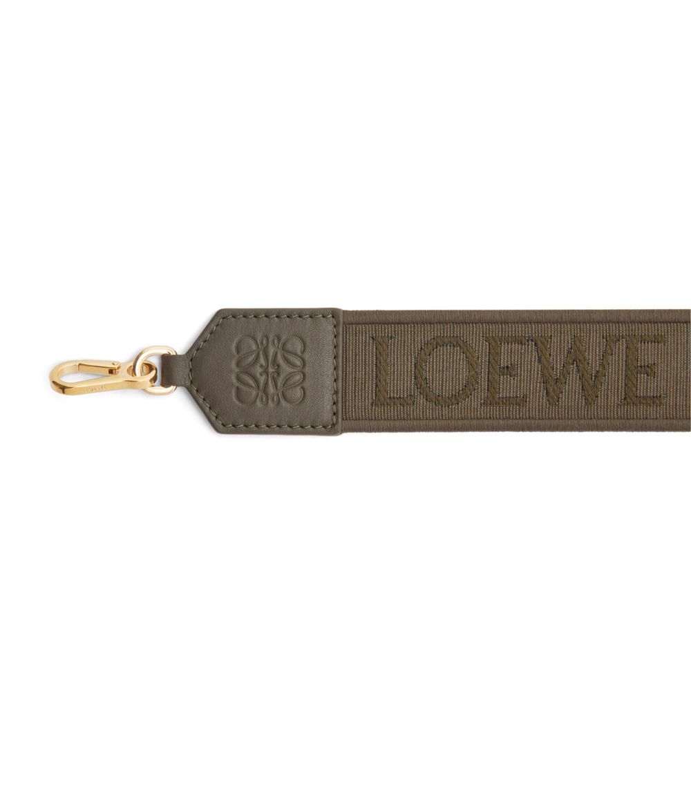 Loewe LOEWE Cotton-Blend Anagram Bag Strap