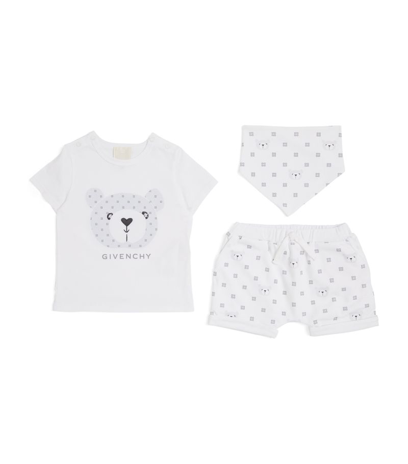 Givenchy Givenchy Kids T-Shirt, Shorts And Bib Set (6-18 Months)