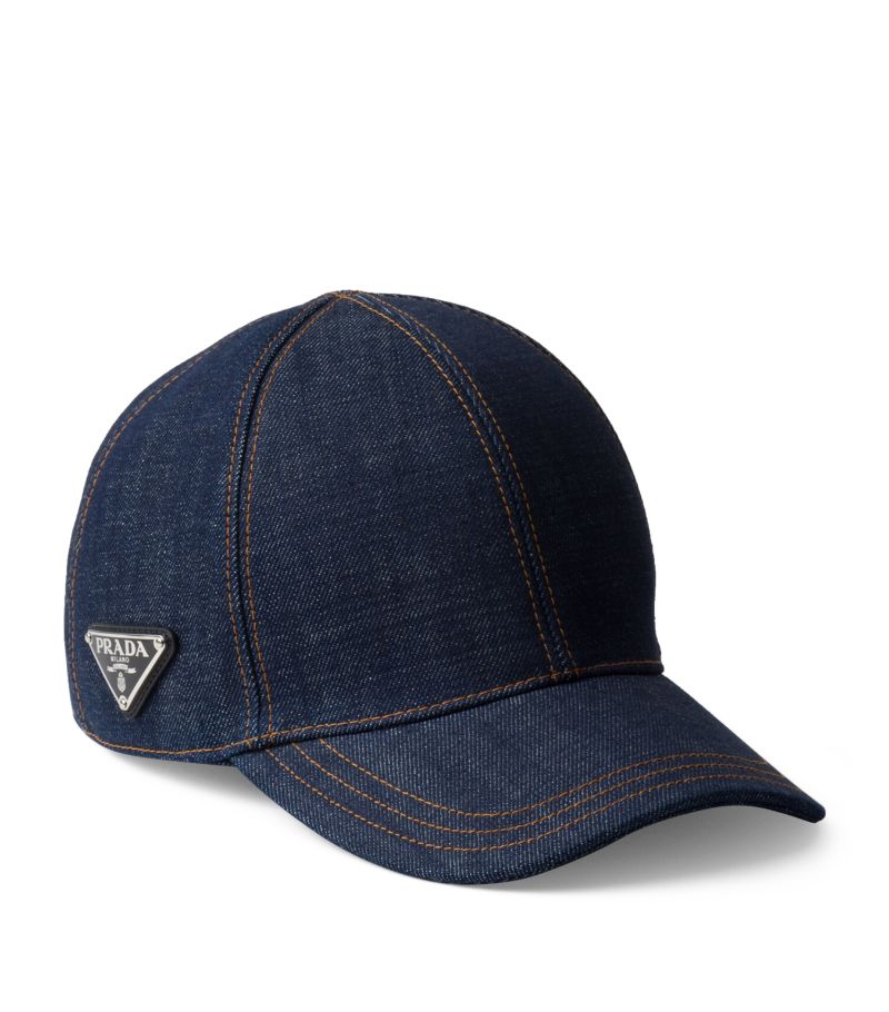 Prada Prada Selvedge Denim Baseball Cap