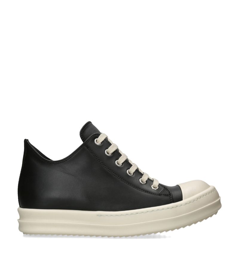 Rick Owens Rick Owens Leather Low-Top Sneakers