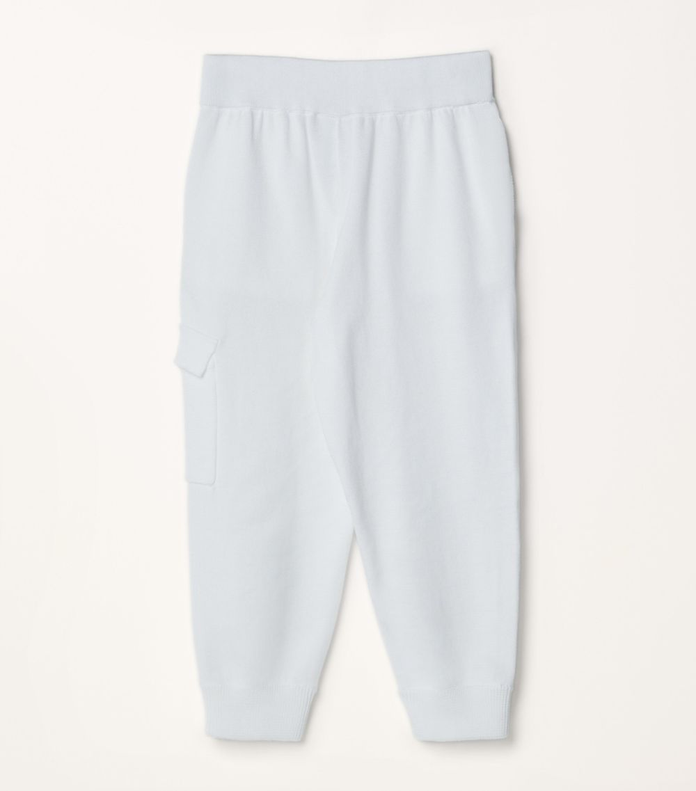 Brunello Cucinelli Kids Brunello Cucinelli Kids Cotton-Knit Bernie Cargo Sweatpants (4-12+ Years)