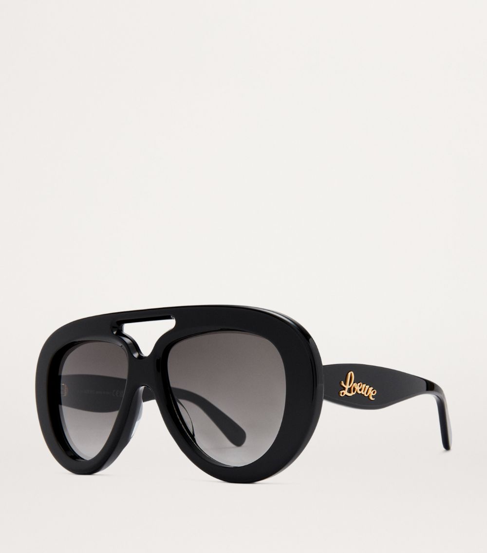 Loewe Loewe Round Spoiler Aviator Sunglasses