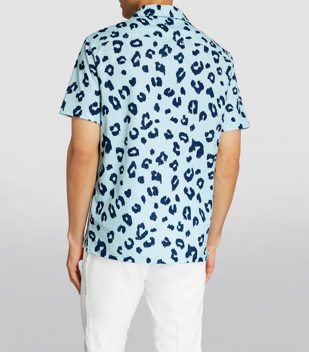 J.Lindeberg J.Lindeberg Leopard Print Short-Sleeve Shirt
