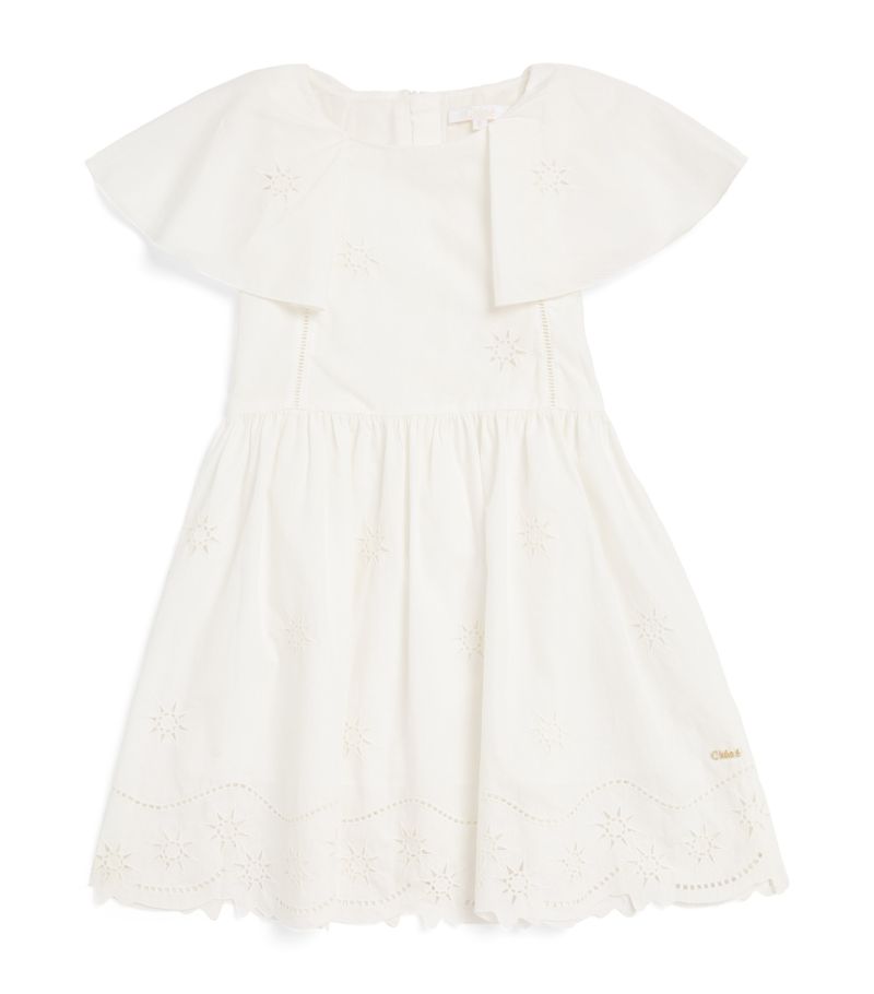 Chloé Kids Chloé Kids Cotton Short-Sleeve Dress (4-14 Years)