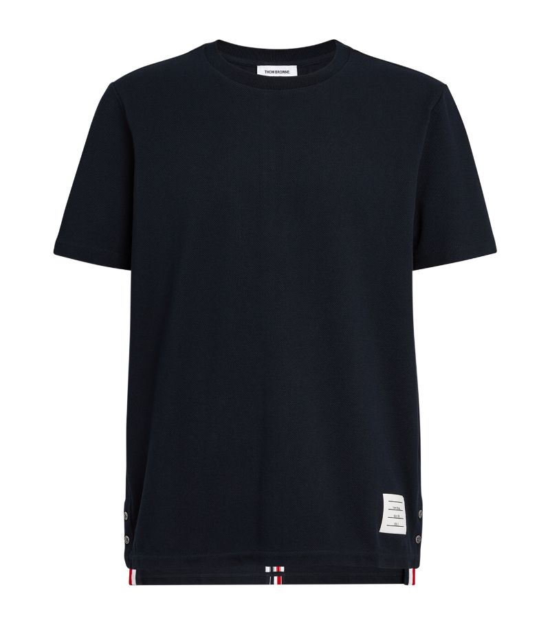 Thom Browne Thom Browne Tricolour Stripe T-Shirt