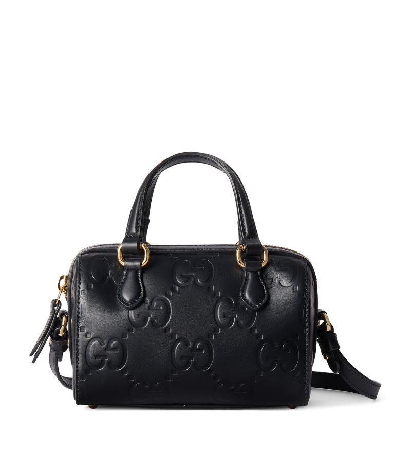 Gucci Gucci Mini Leather Gg Top-Handle Bag