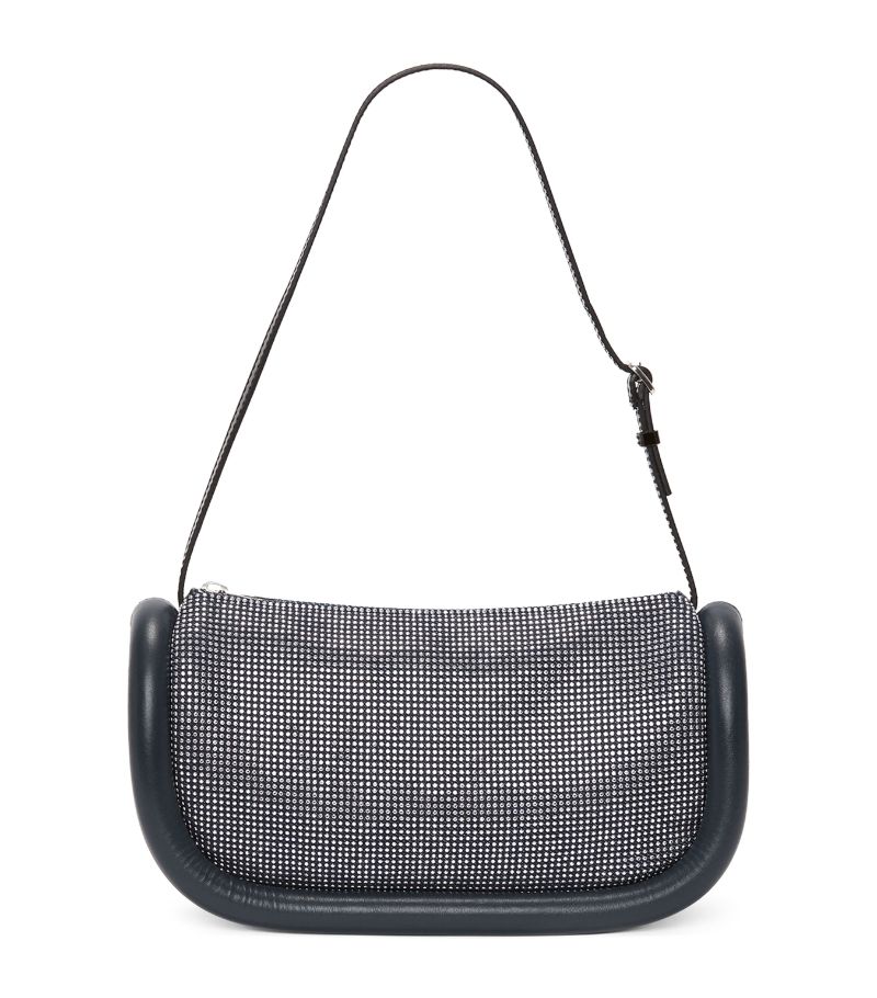 Jw Anderson Jw Anderson Hotfix Denim Bumper-15 Shoulder Bag