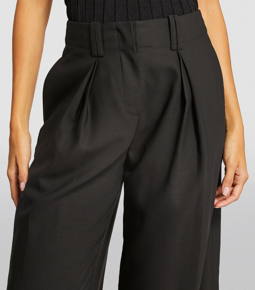  Lvir Wool Wide-Leg Trousers