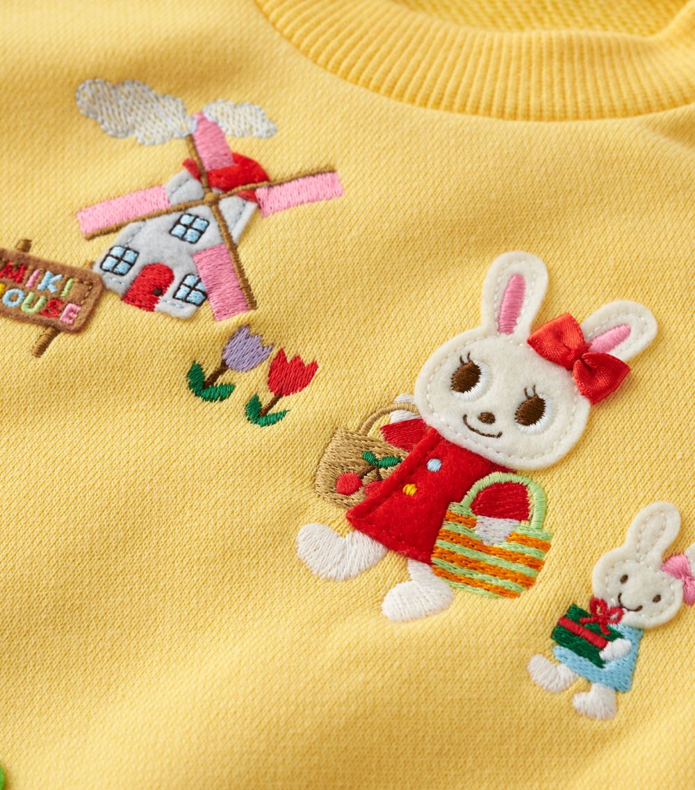 Miki House Miki House Usako Bunny Orchard Sweatshirt (2-7 Years)