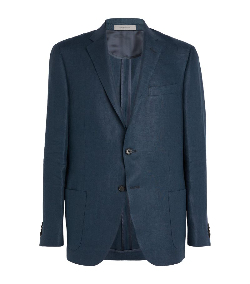 Corneliani Corneliani Linen Single-Breasted Blazer