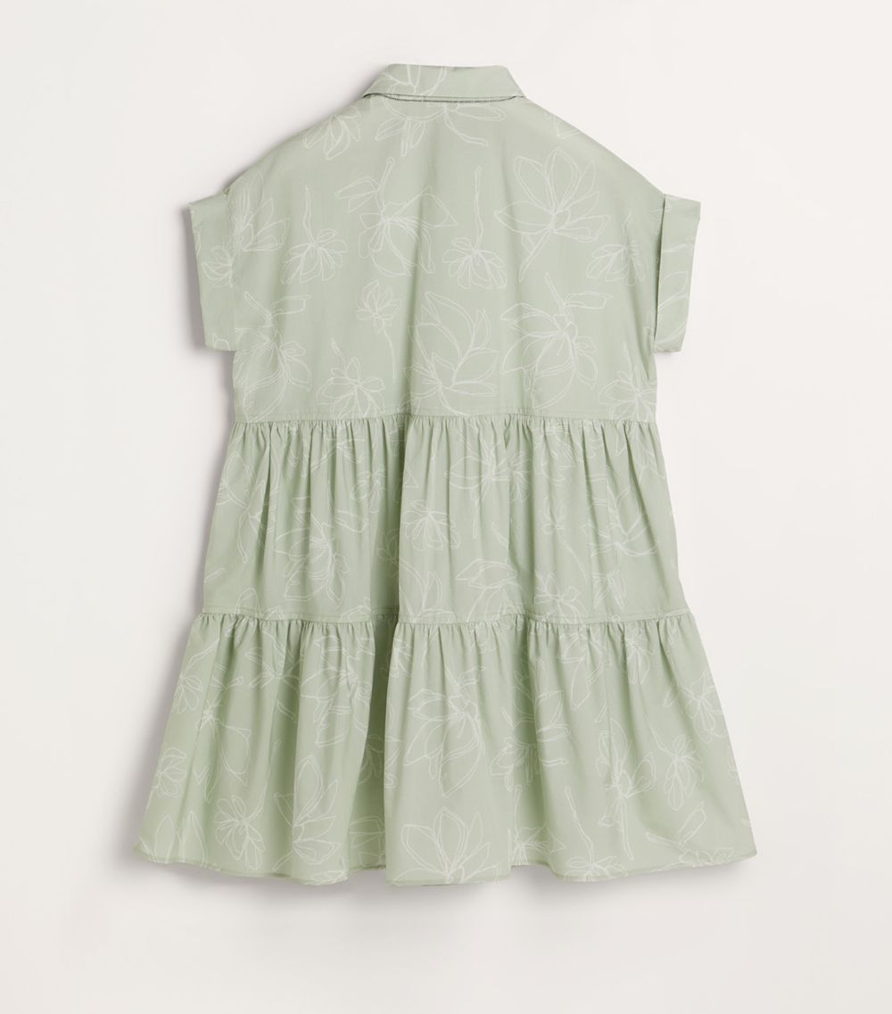 Brunello Cucinelli Kids Brunello Cucinelli Kids Floral Print Dress (4-12+ Years)