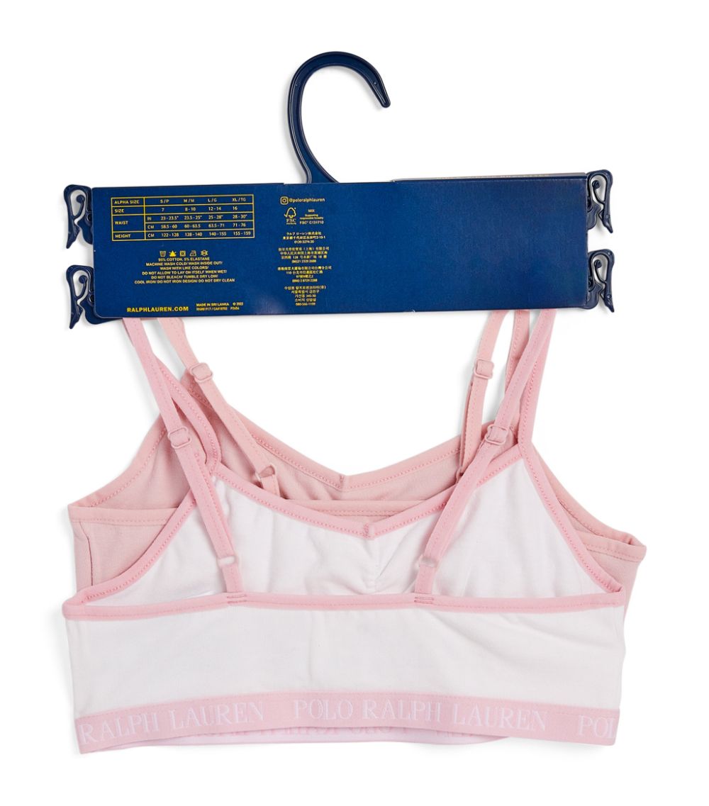 Ralph Lauren Kids Ralph Lauren Kids Set Of 2 Logo Bralettes (6-14 Years)