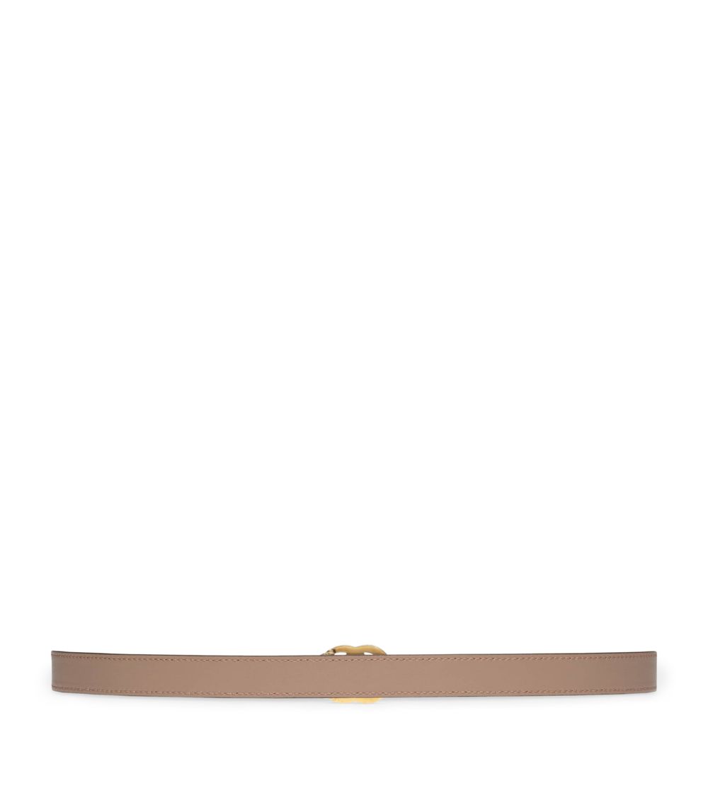 Gucci Gucci Leather Reversible Double G Belt