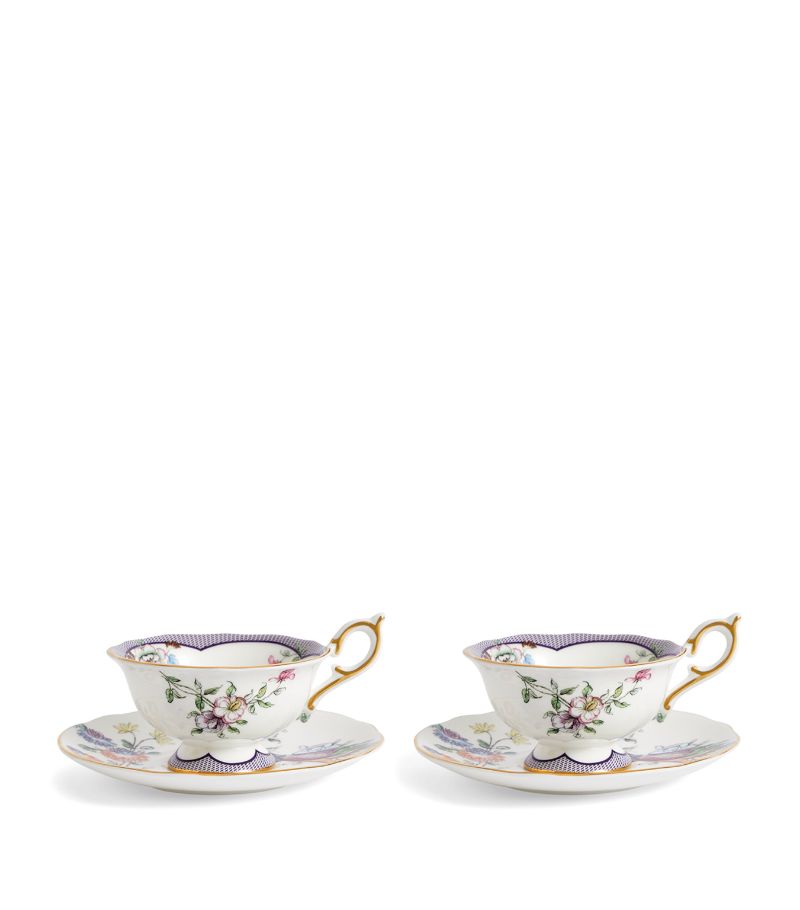 Wedgwood Wedgwood Set Of 2 Fortune Teacups And Saucers (150Ml)