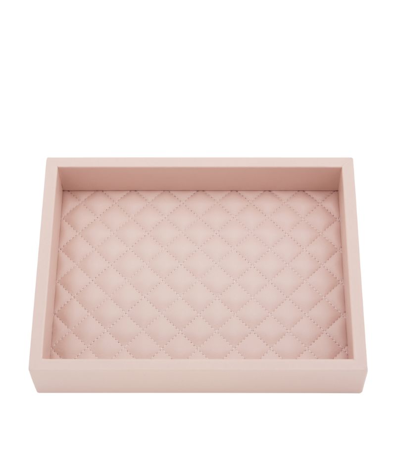 Riviere Riviere Quilted Leather Tray (18Cm X 24Cm)
