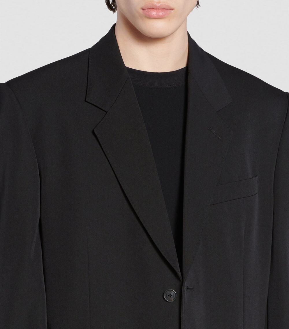 Balenciaga Balenciaga Wool Single-Breasted Blazer