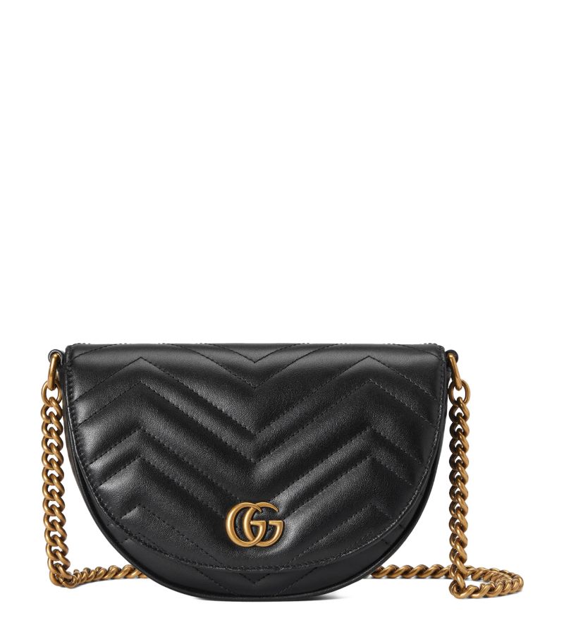 Gucci Gucci Mini Leather GG Marmont Bag