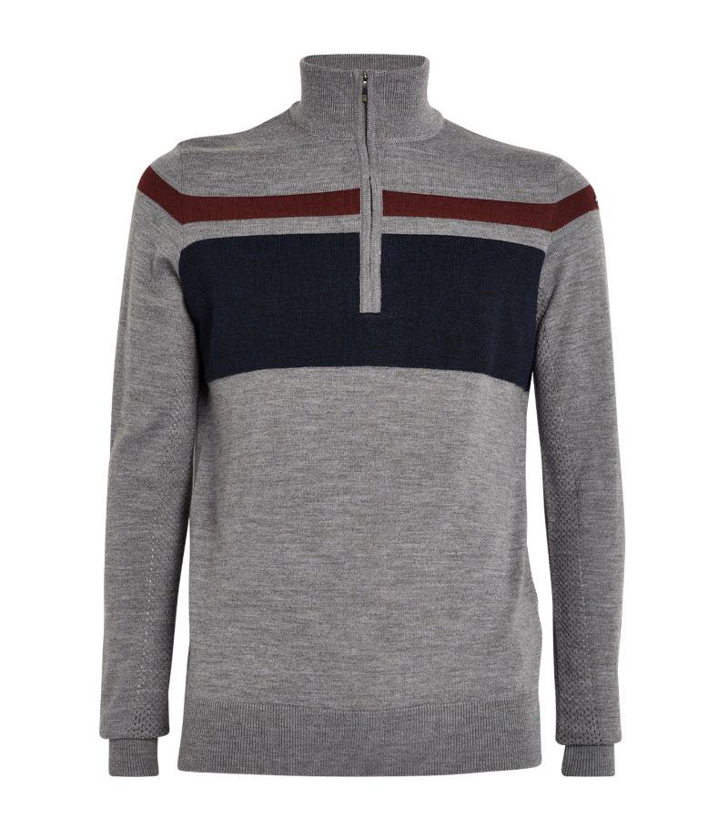 Kjus KJUS Striped Half-Zip Sweater