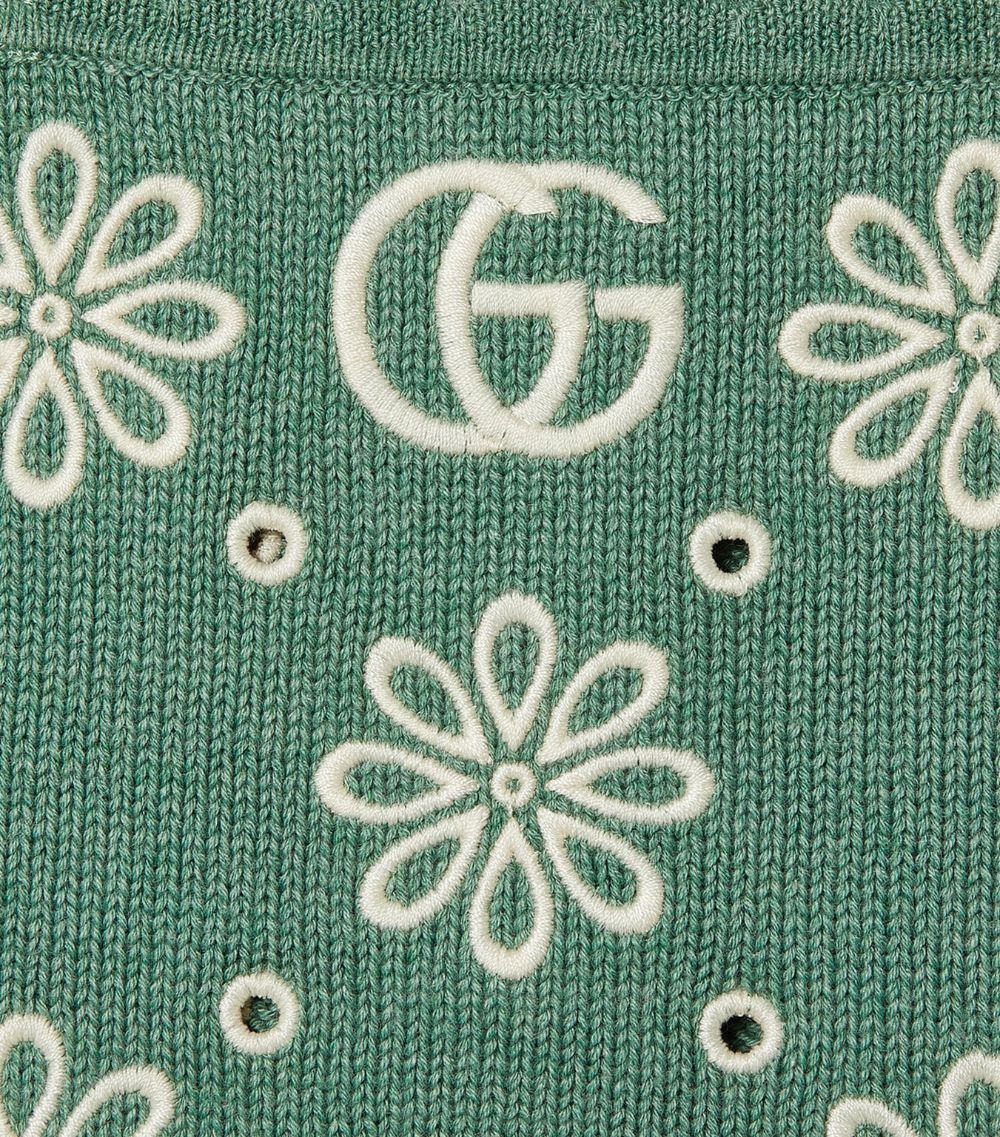 Gucci Gucci Kids Cotton Embroidered Dress (4-12 Years)