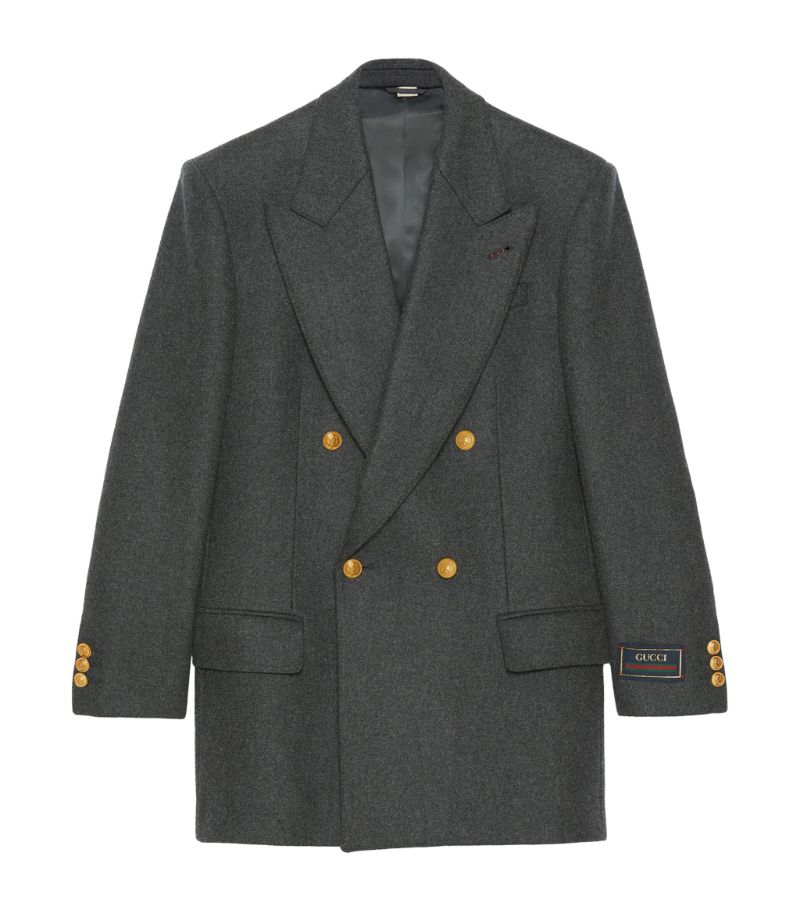 Gucci Gucci Wool-Cashmere Double-Breasted Blazer