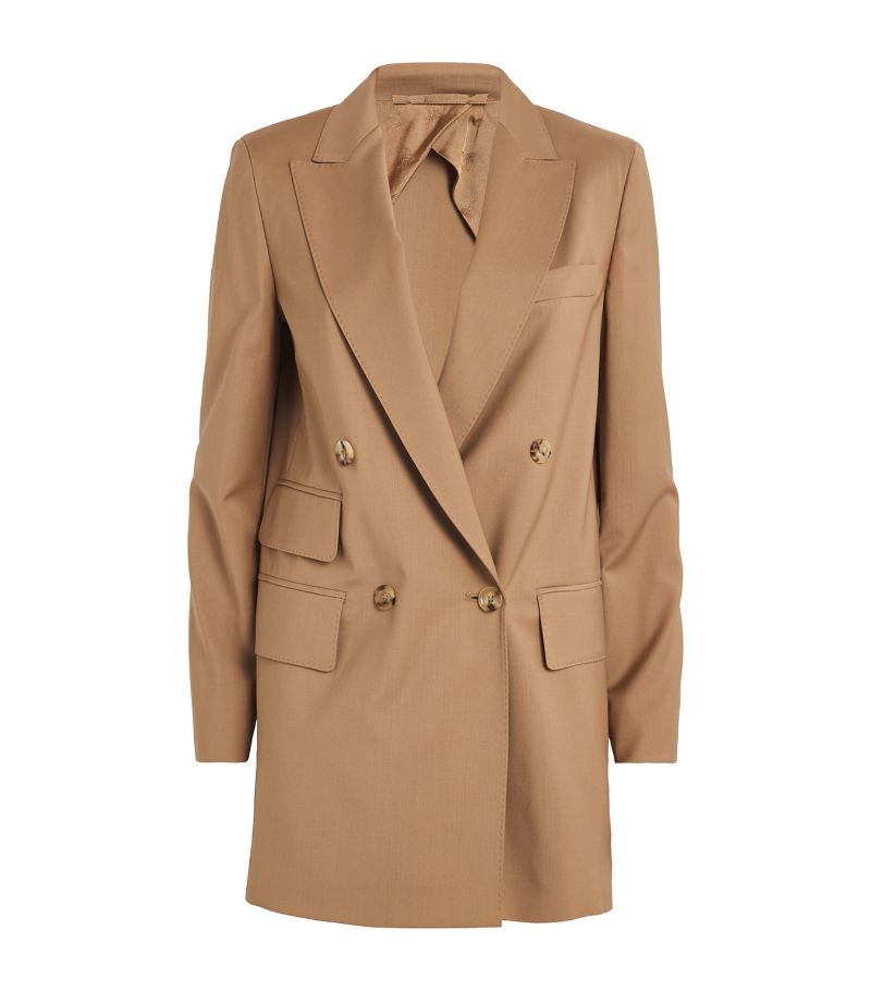 Max Mara Max Mara Virgin Wool Nebbie Blazer