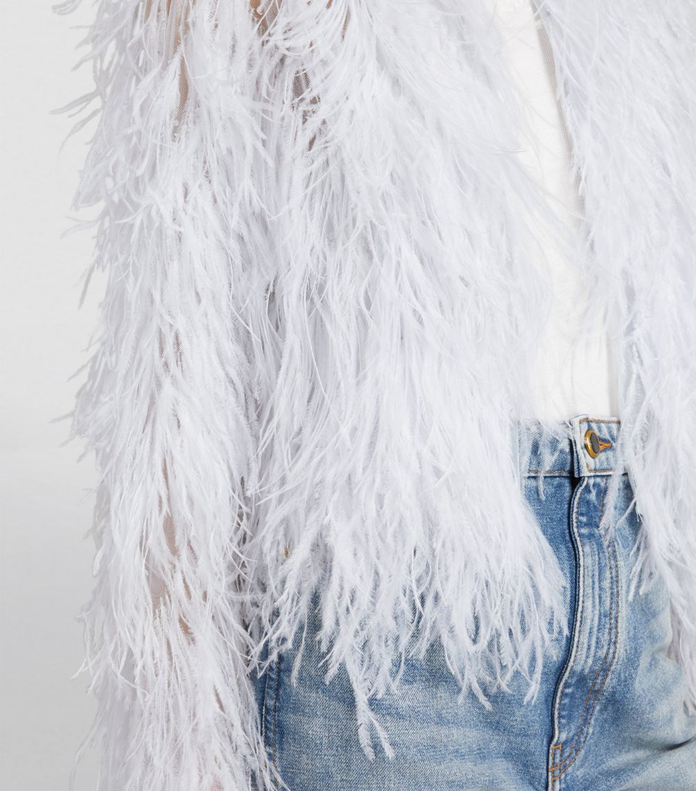 Lapointe Lapointe Feather-Embellished Jacket