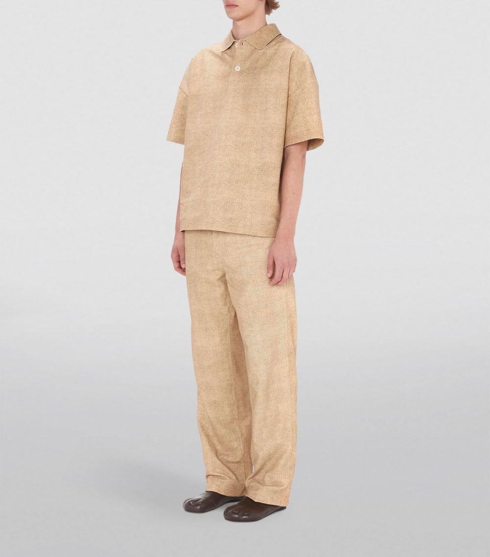 Jw Anderson Jw Anderson Leather Straight-Fit Trousers